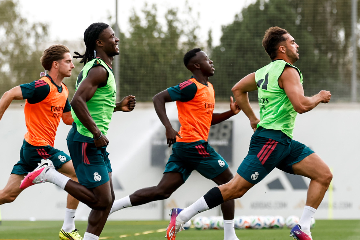 Camavinga y Asencio, dos de los candidatos a abandonar La Casa Blanca. Foto: @realmadrid.