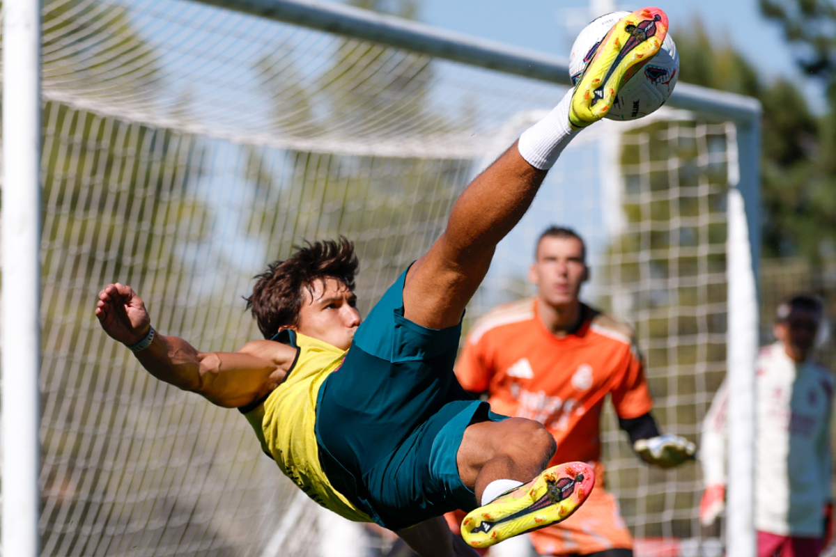 Gonzalo, jugador del Real Madrid. Foto: @realmadrid.