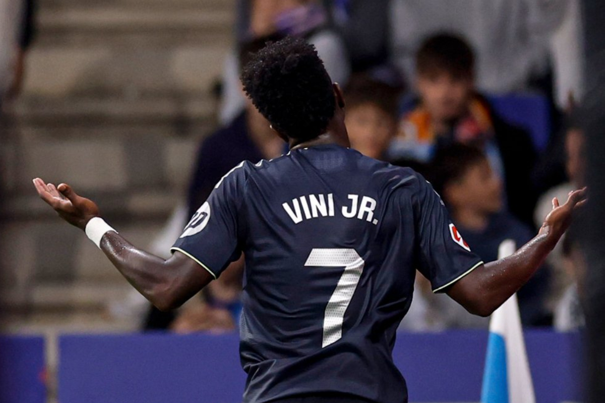 Vini Jr., jugador del Real Madrid. Foto: @realmadrid.