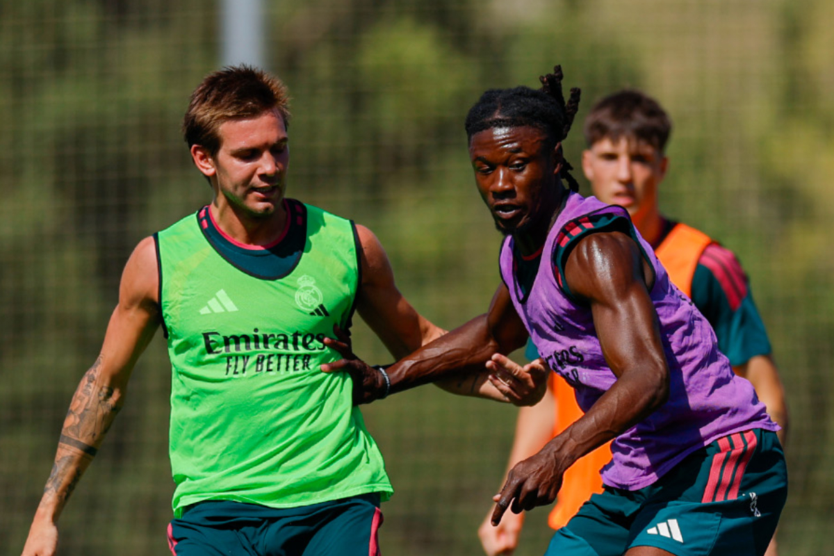 Camavinga y Mastantuono, dos de los nombres que podrían abandonar el Real Madrid. Foto: @realmadrid.