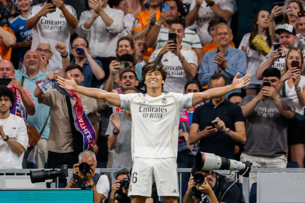 La venta de Gonzalo al Fulham dejará 40 millones de euros en las arcas blancas. Foto: @realmadrid.
