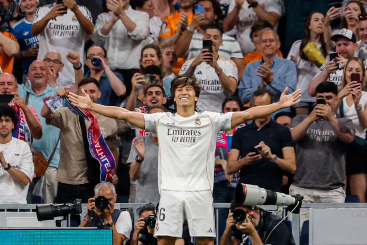 La venta de Gonzalo al Fulham dejará 40 millones de euros en las arcas blancas. Foto: @realmadrid.