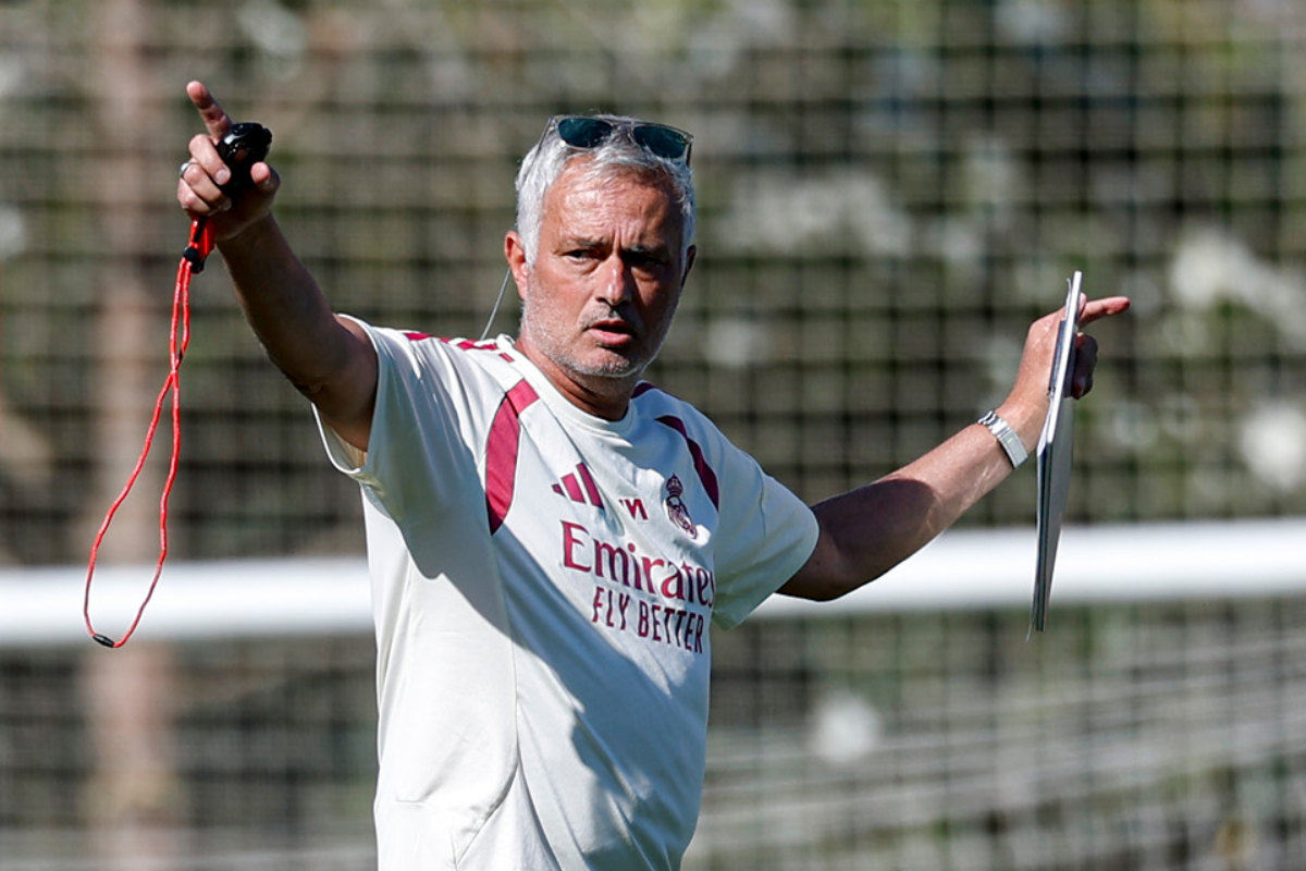 José Mourinho, entrenador del Real Madrid. Foto: @realmadrid.