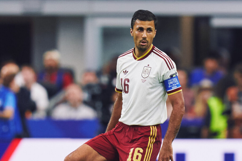 Rodri, durante el Mundial con la Selección Española. Foto: @sefutbol.