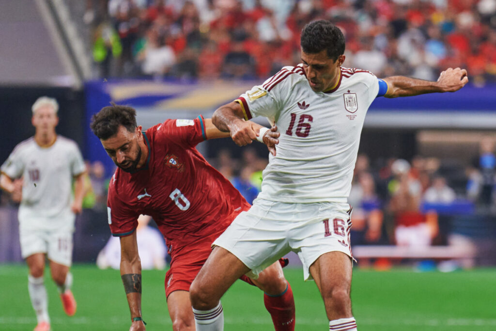 Rodri, durante el Mundial con la Selección Española. Foto: @sefutbol.