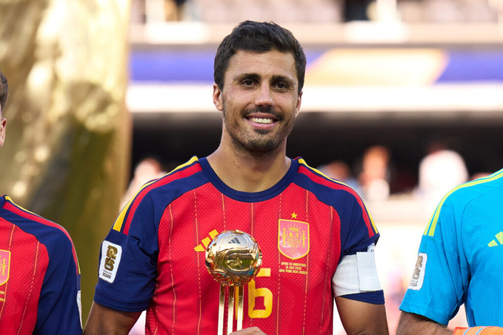 Rodri, durante el Mundial con la Selección Española. Foto: @sefutbol.
