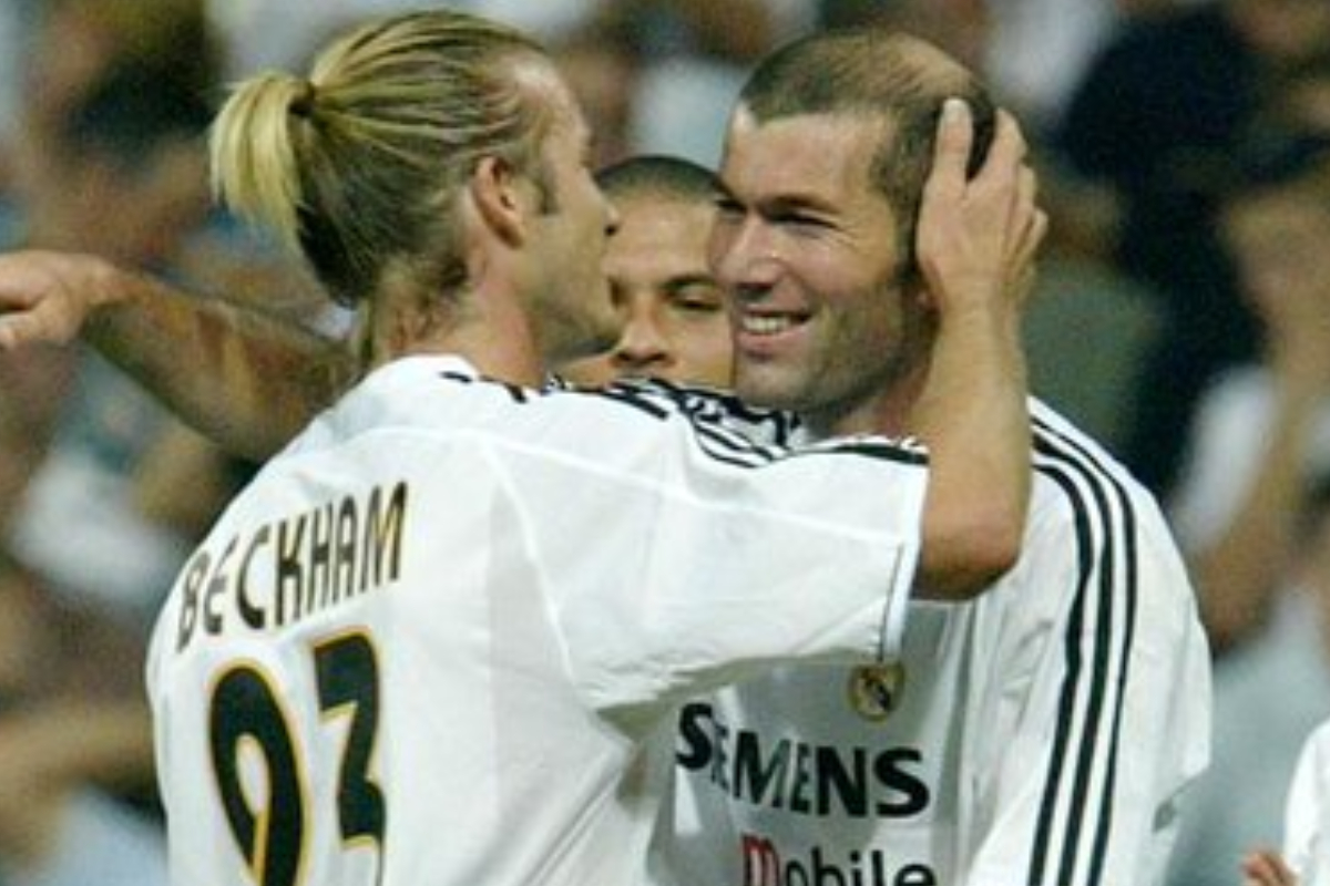David Beckham debutó el 24 de agosto de 2003... y solo 3 días después levantó su primer título. Foto: @realmadrid.