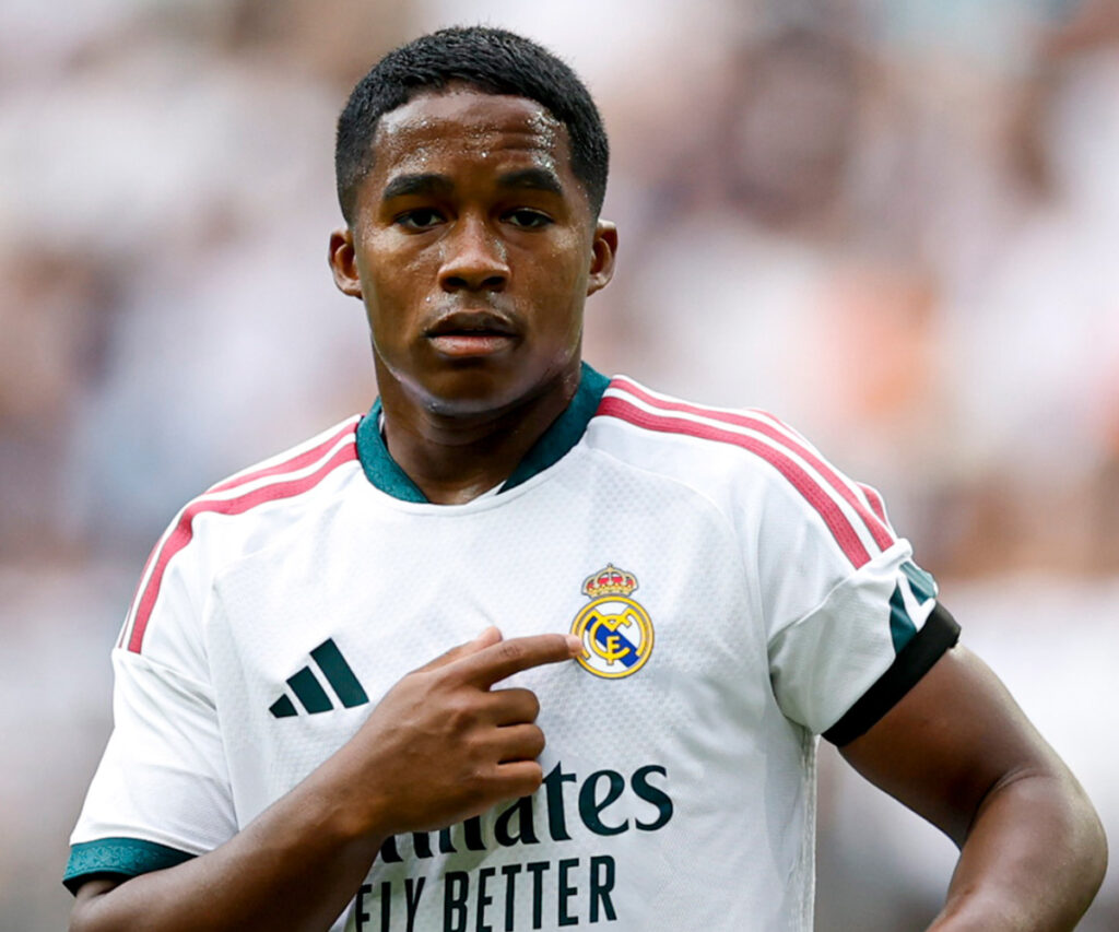 Endrick sigue con la firma idea de triunfar de blanco. Foto: @realmadrid.