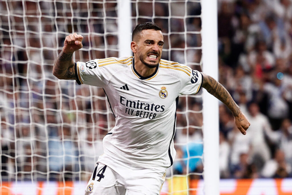 Joselu, una leyenda del Real Madrid. Foto: @realmadrid.