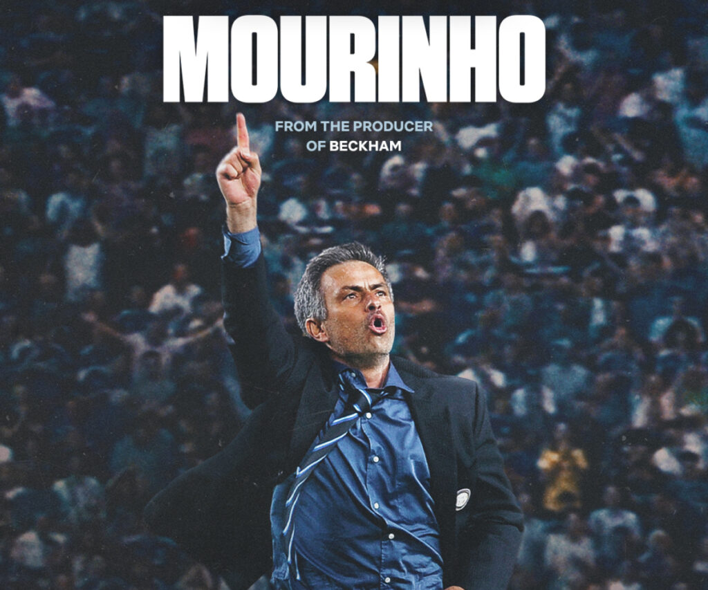 Mourinho, protagonista del último documental de Netflix. Foto: @netflix.