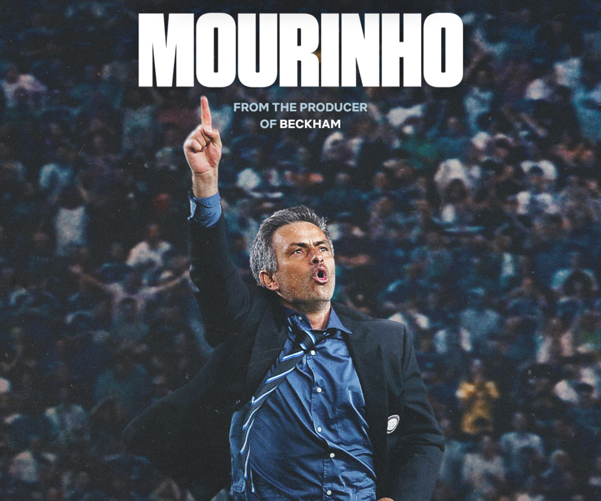Mourinho, protagonista del último documental de Netflix. Foto: @netflix.