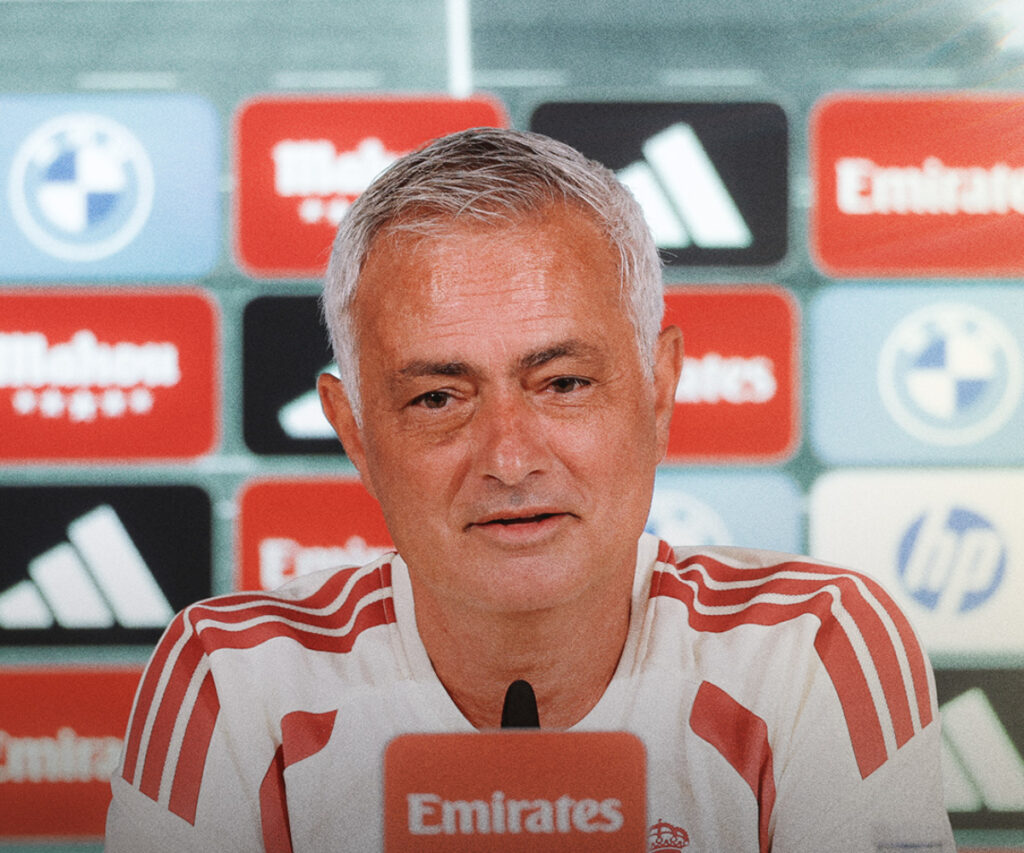 Mourinho ha lanzado una advertencia sobre las filtraciones en su primera rueda de prensa. Foto: @realmadrid.