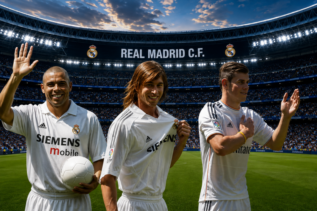 Ronaldo, Sergio Ramos y Bale son tres de los grandes bombazos de último día del Real Madrid.