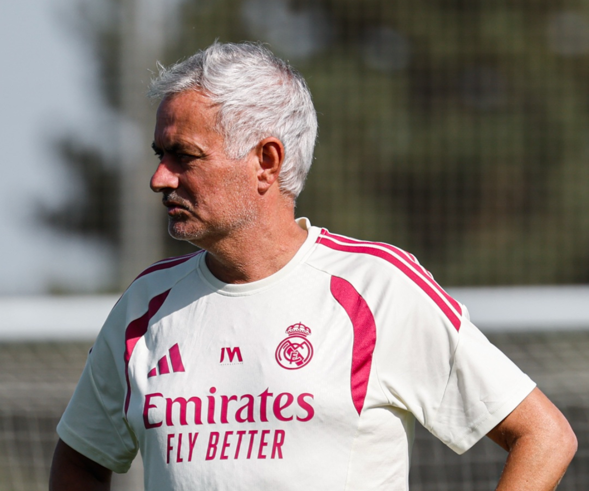 José Mourinho, ante sus primeras grandes decisiones frente al Inter. Foto: @realmadrid