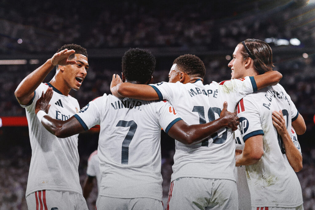 El Real Madrid se impuso al Rayo tras una excelente primera mitad. Foto: @realmadrid