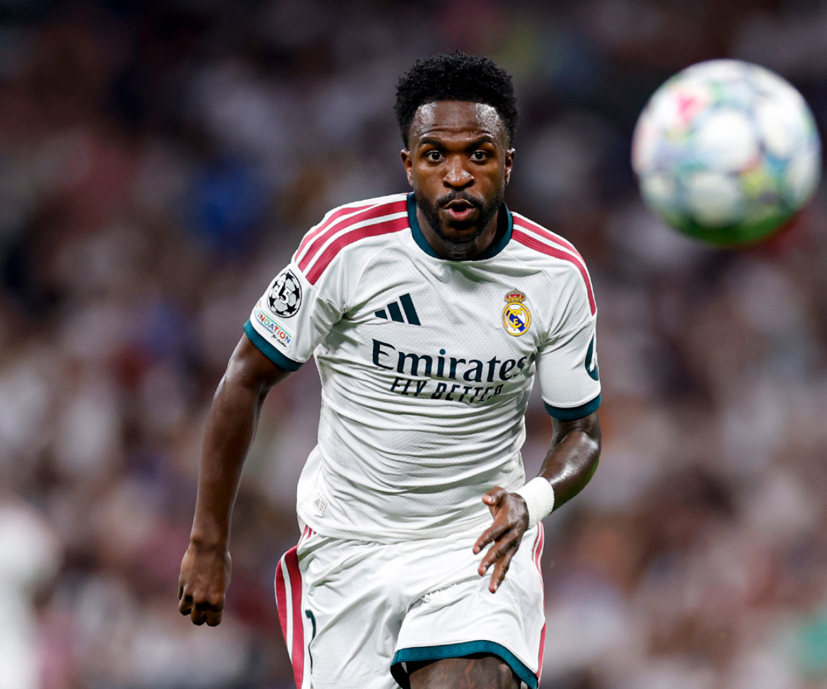 Vinicius firmó un total de 9 recuperaciones en el encuentro ante el Inter. Foto: @realmadrid