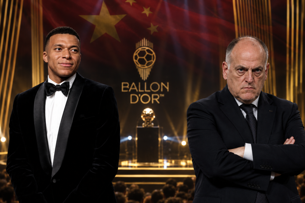 Tebas pone el foco en Mbappé tras la polémica de China con LaLiga.