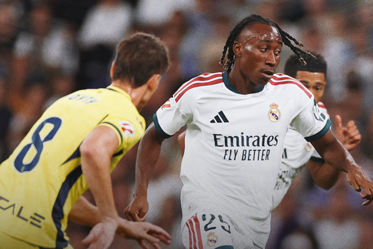 Diomande, autor del gol frente al Villarreal. Foto: @realmadrid